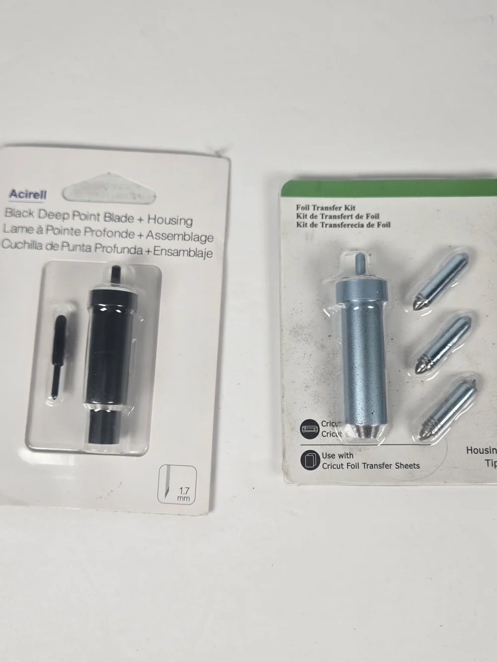 Acirell Deep Point Blade Housing Cricut Foil Transfer Kit 4 Tips
